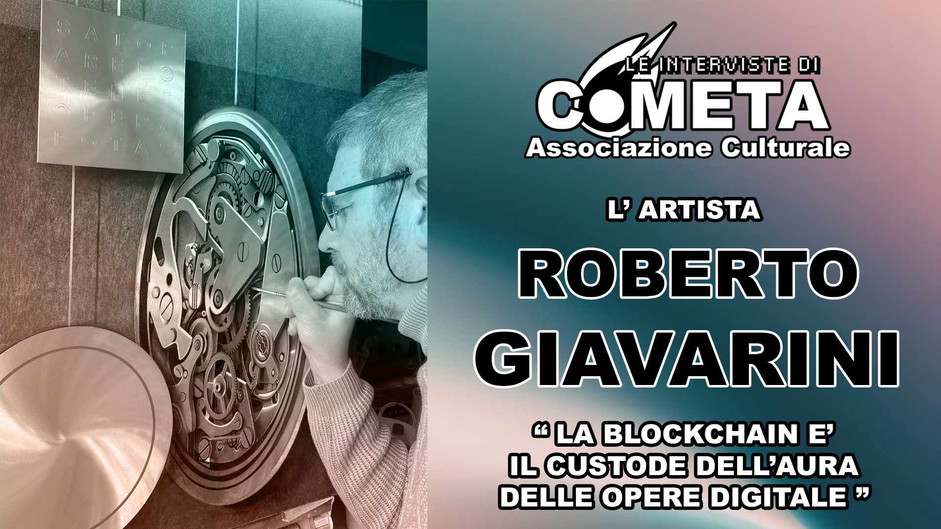 INTERVISTA A ROBERTO GIAVARINI - ARTISTA